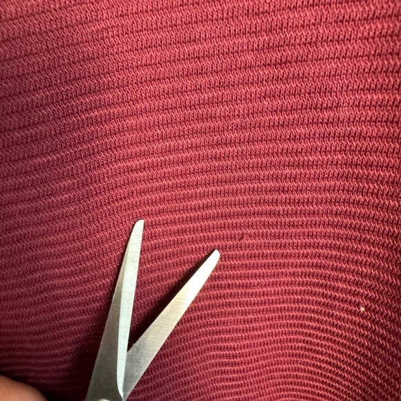 Calvin Klein Men's Burgundy Shawl Collar‎ Long Sleeve Sweatshirt Size Large - Picture 15 of 16